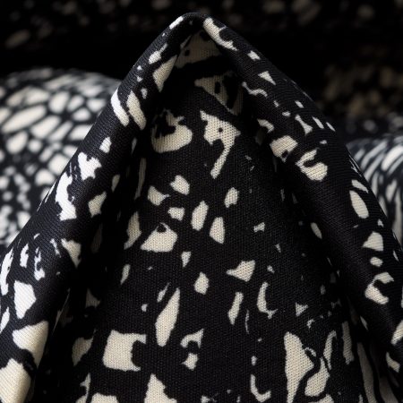 Jersey, Neoprene, Printed, Raven Alabaster