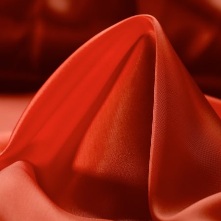 Cupro, Lining, Poppy Mandarin