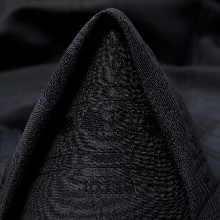 Jacquard Double, Wool Blend, Raven Black