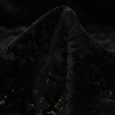 Lace, Viscose, Floral, Charcoal Art