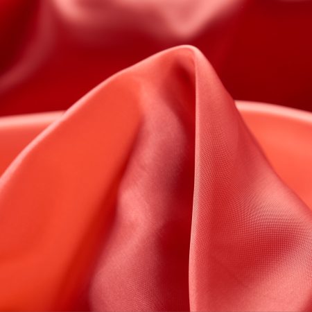 Cupro, Lining, Poppy Coral