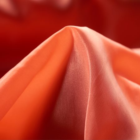 Cupro, Lining, Coral Red