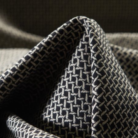 Jacquard, Cotton, Elastic, Kit&Raven Black