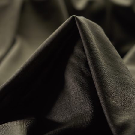 Single Jersey, Wool Blend, Coffee