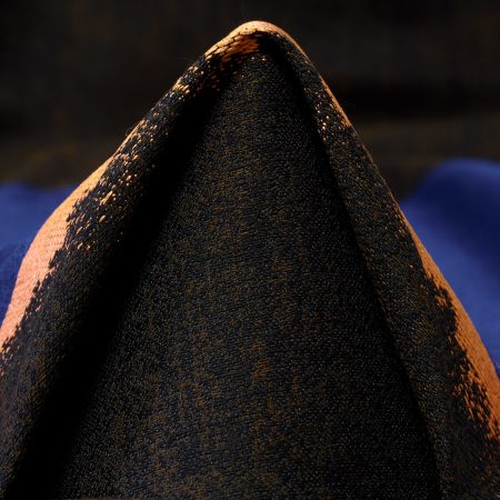 Jacquard, Viscose, Ultra Marine&Peach Melbar