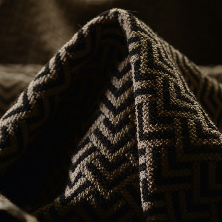 Jacquard, Taupe&Raven Black