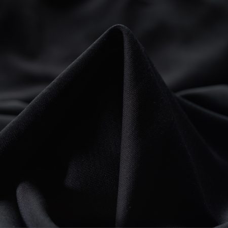 Jersey, Wool Blend, Raven Black