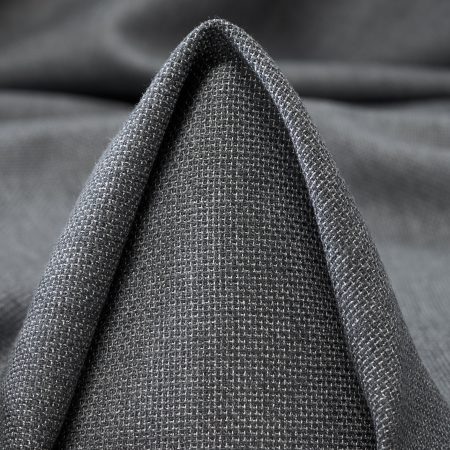 Crêpe, Wool Linen, Melange, Graphite