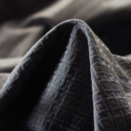 Jacquard, Cotton, Elastic, Asphalt