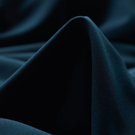 Crêpe De Chine, Medieval Blue