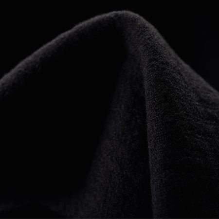 Jacquard, Wool, Tone on Tone, Raven Black