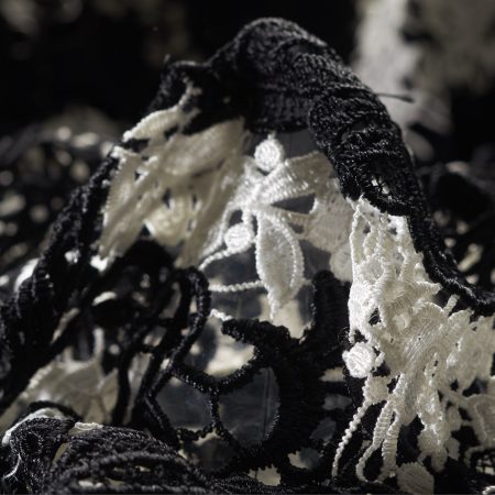 Lace, Floral, Snow White&Black