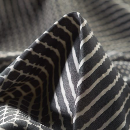 Outdoor, Printed, Steel Gray&Ivory