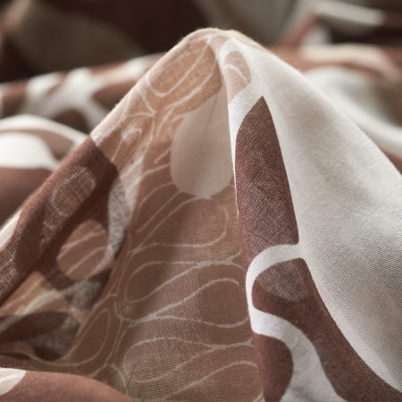 Batiste, Cotton, Printed, Cocoa&Snow White