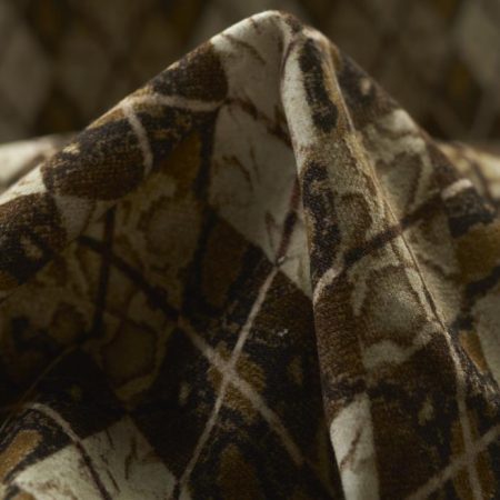 Velvet, Cotton, Micro Design, Toasted Coconut