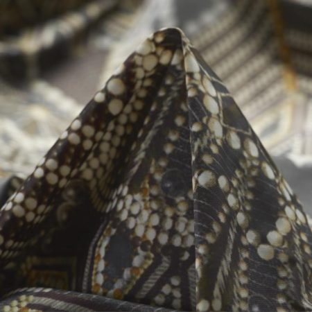 Outdoor, Nylon, Printed, Snow White&Black Olive