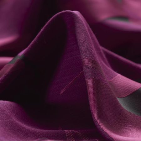 Jacquard, Acetate, Wool, Purple Potion&Jet Black