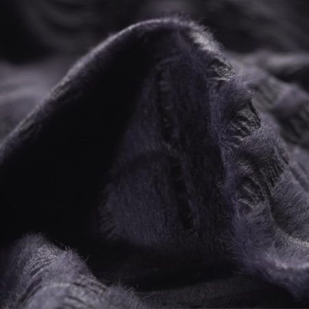 Fake Fur, Alpaca, Printed, Deep Cobalt