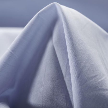 Poplin, Cotton Elastic, Arctic Ice