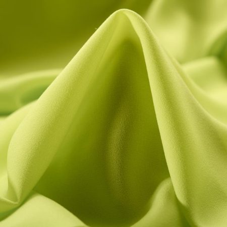 Crêpe, Chiffon, Neon Yellow