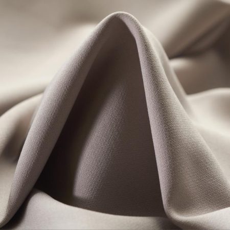 Crêpe, Viscose Blend, Elastic, Silver Gray