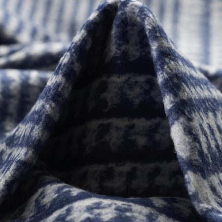 Jersey, Jacquard, Glencheck, Dark Blue&Snow White