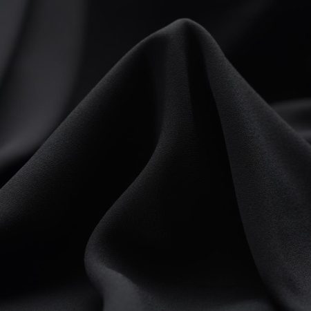 Crêpe De Chine, Jet Black