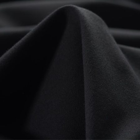 Jacquard Double, Cotton, Elastic, Raven Black&Mediterranian Blue