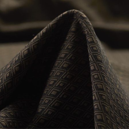 Jersey, Jacquard, Taupe&Black