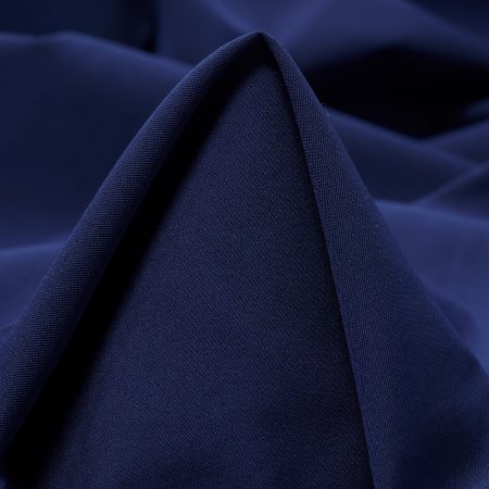 Poplin, Cotton, Elastic, True Blue