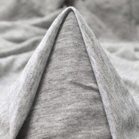 Single Jersey, Viscose, Melange, Fog