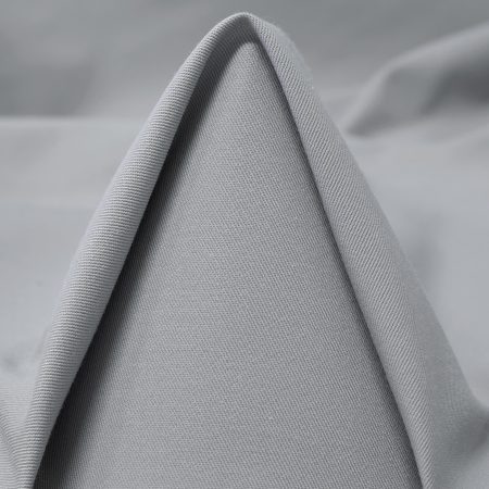 Gabardine, Cotton Blend, Bi-Stretch, Arctic Ice
