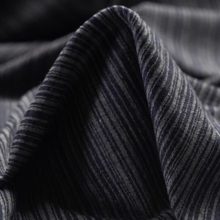 Jersey, Jacquard, Stripes, Midnight Blue&Anthracite