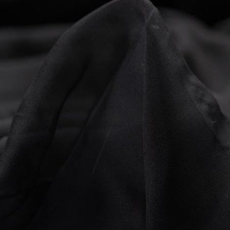 Silk, Chiffon, Raven Black