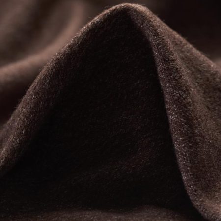 Jersey, Wool, Melange, Burnt Brick