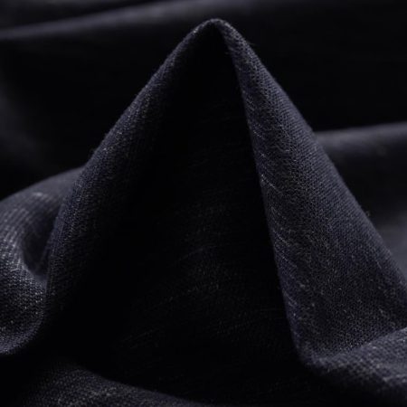 Double, Jersey, Wool Linen, Midnight Blue