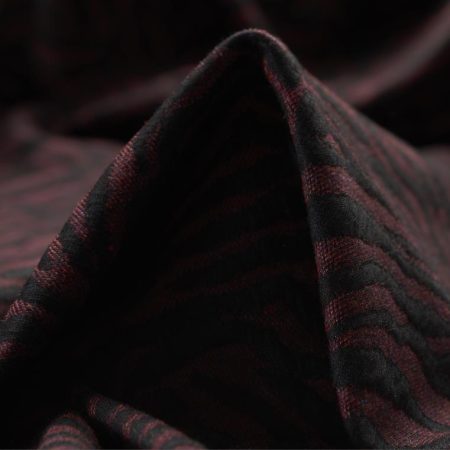 Jersey, Jacquard, Viscose, Mahogany