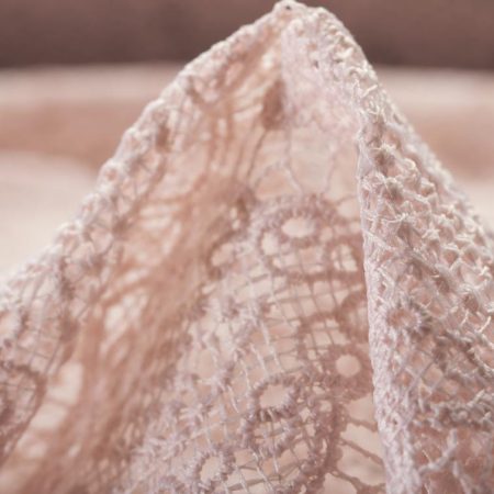 Lace, Printed, Rose Quartz