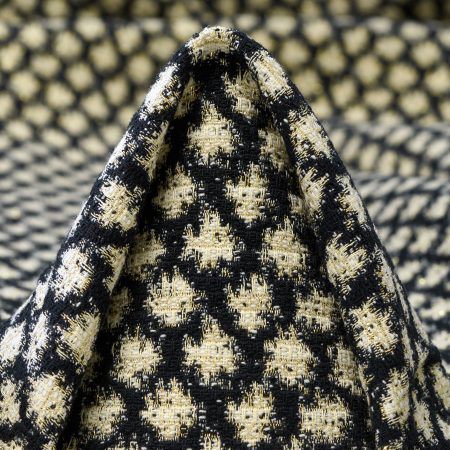 Jacquard, Lurex, Cotton, Vulcan&Rich Gold
