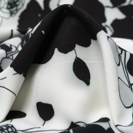 Techno Stretch, Printed, Black&White