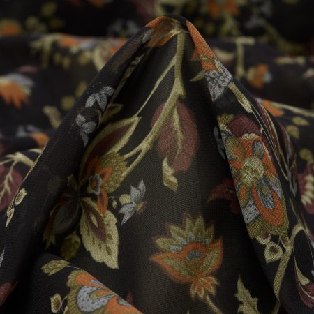 Crêpe, Floral, Hot Fudge