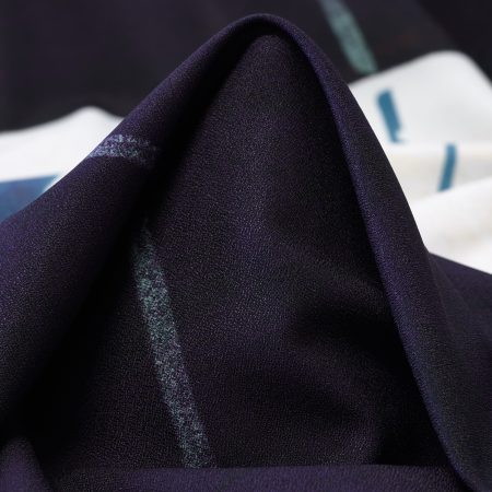 Crêpe, Floral, Elastic, Parisian Night&Snow White