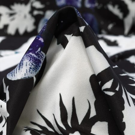 Single Jersey, Printed, Atomic Blue&Brilliant White