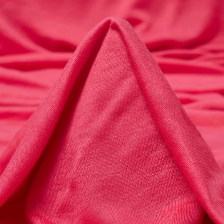 Single Jersey, Viscose, Hot Pink