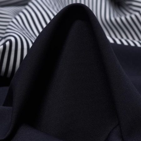 Techno Jersey, Double, Stripes, Midnight Blue&Silver Gray