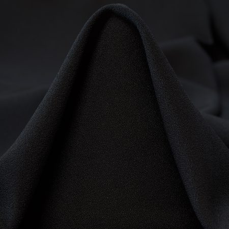 Crêpe, Elastic, Jet Black