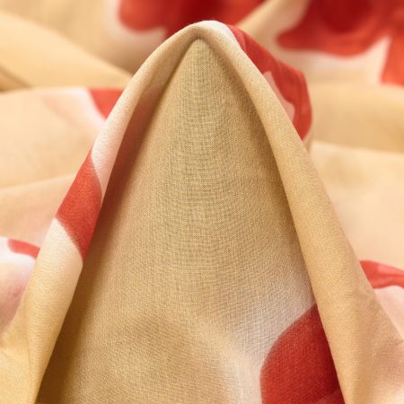 Batiste, Cotton, Printed, Red Alert&Brilliant White