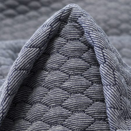 Jersey, Jacquard, Midnight Blue&Ivory