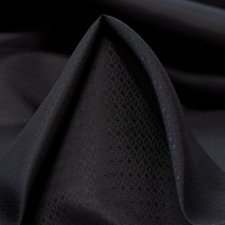 Viscose, Lining, Micro Design, Black Caviar
