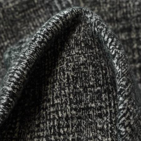 Jersey, Wool, Glencheck, Raven Alabaster